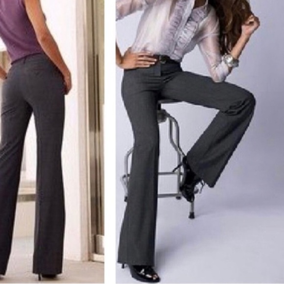 •VICTORIA'S SECRET•BROWN & PINK PLAID FLARE TROUSERS "THE CHRISTIE FIT" SIZE 6 - Picture 10 of 10